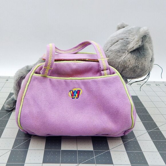 Webkinz Funky Flower Pet Carrier w/Code Charcoal Cat HM152 Plush Ganz Stuffed - Picture 2 of 13